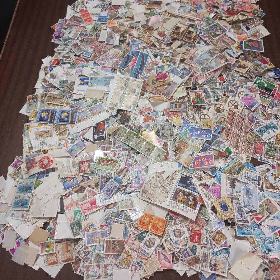 Huge lot of world stamps from various periods - Starting at R1