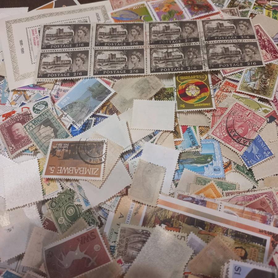Huge lot of world stamps from various periods - Starting at R1