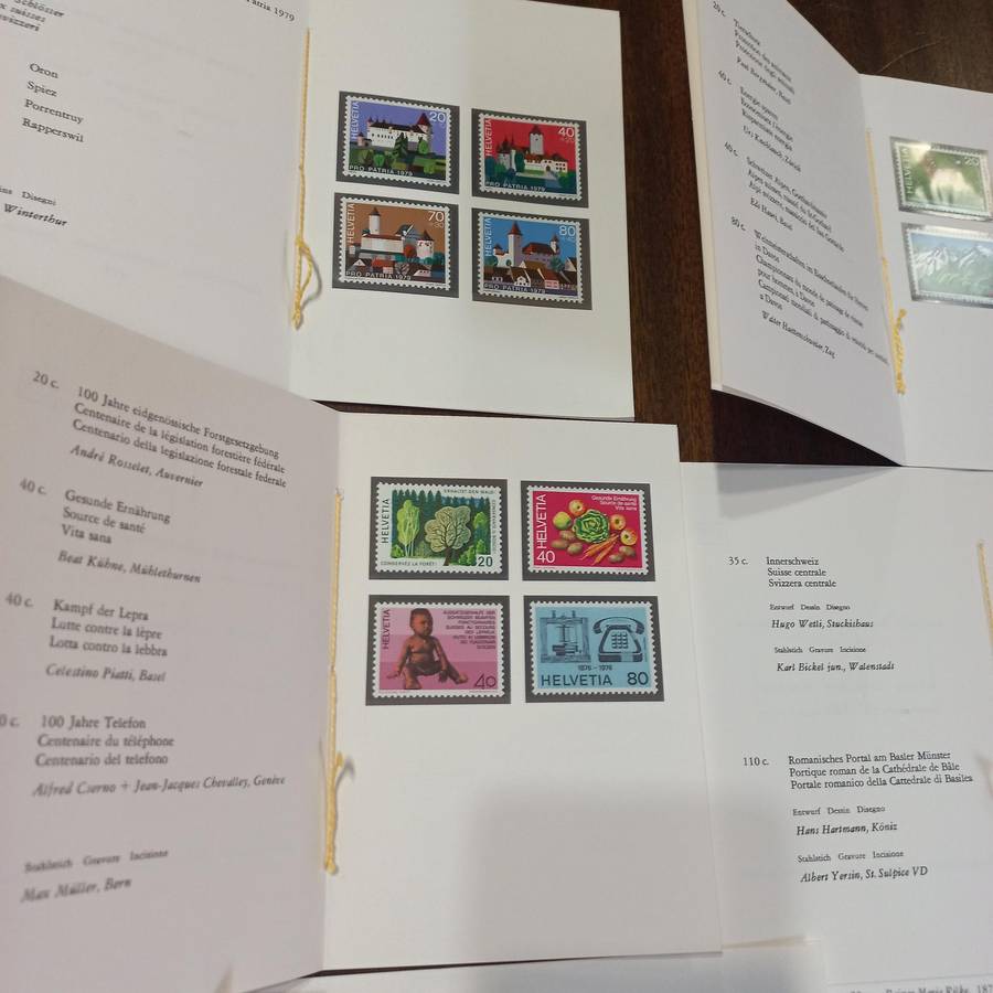 Switzerland Helvetia - 28 Mint sets from 1976 to 1978 in First Day Folders - Starting at R1