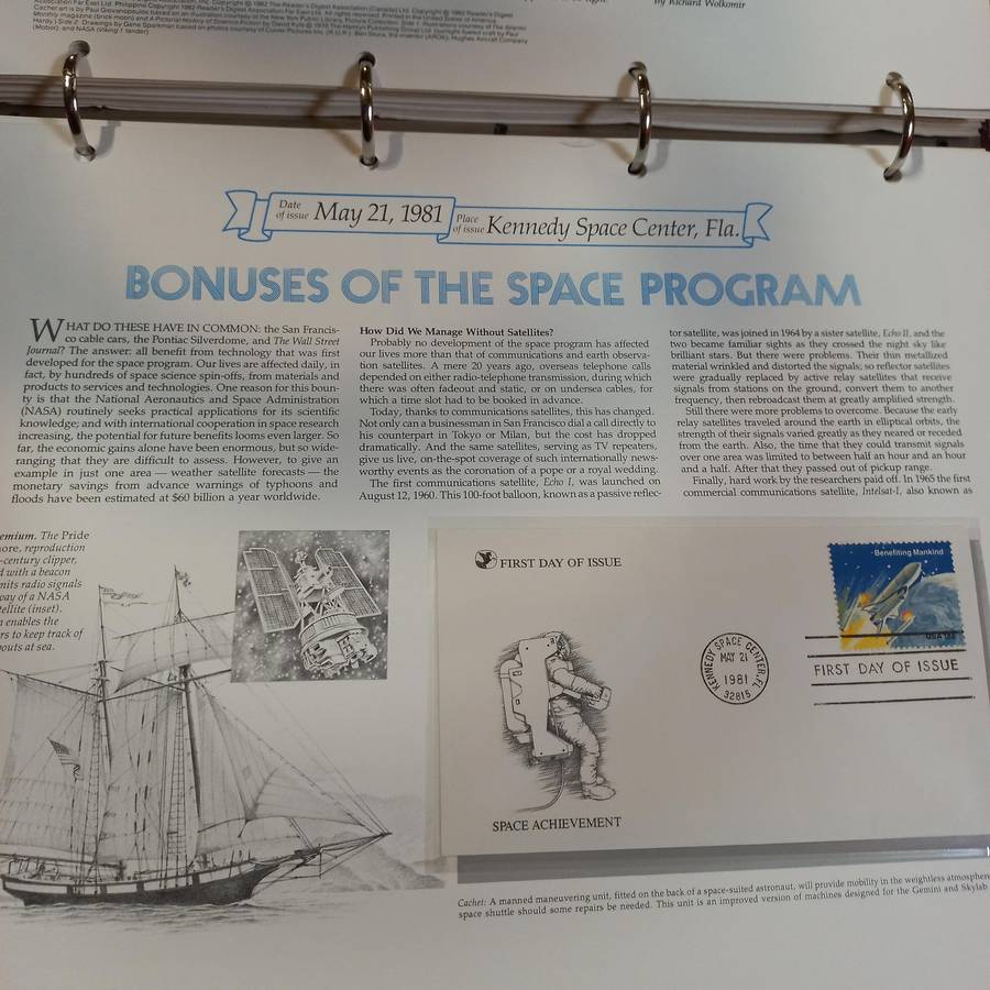 FOR PC4SOLUTION - United States Readers Digest FDC album of the 1970's