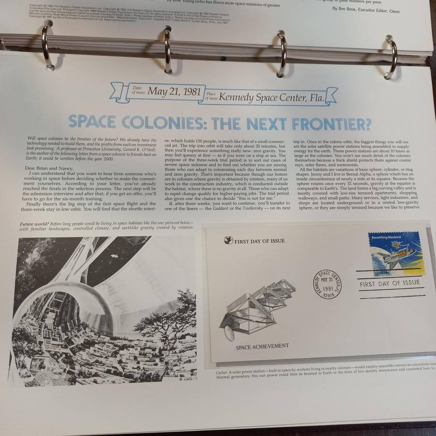 FOR PC4SOLUTION - United States Readers Digest FDC album of the 1970's