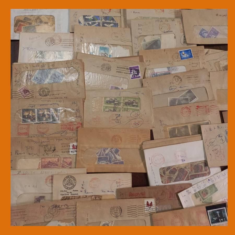 South Africa  Republic & Union Era Stamp Accumulation in Envelopes