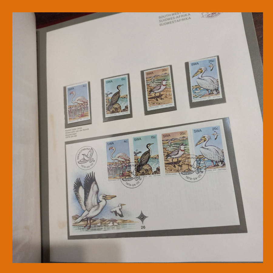 SWA Preprinted Album with Dust Cover Stamps and FDC's over 3kg