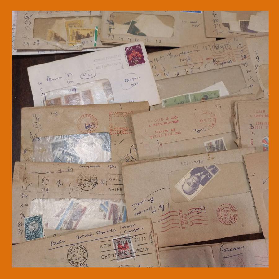 South Africa  Republic & Union Era Stamp Accumulation in Envelopes