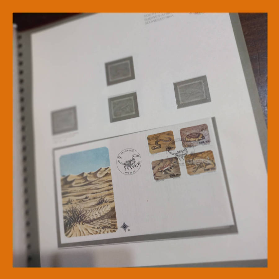 SWA Preprinted Album with Dust Cover Stamps and FDC's over 3kg