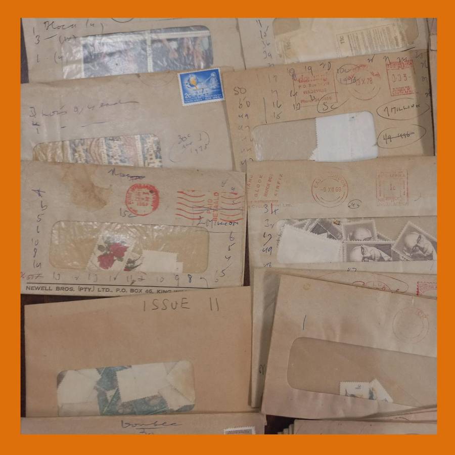 South Africa  Republic & Union Era Stamp Accumulation in Envelopes