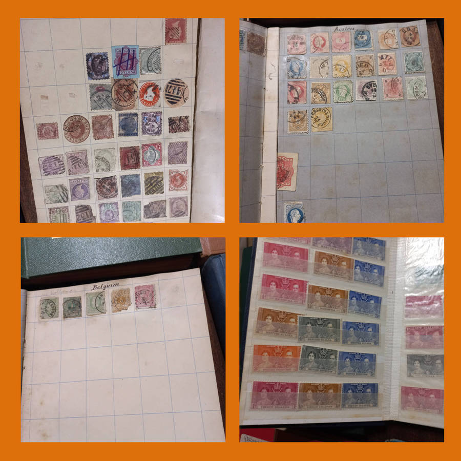 World & South Africa Stamps in 20+ Compact Stock Books  Thousands stamps also 3 Empty for Expansion