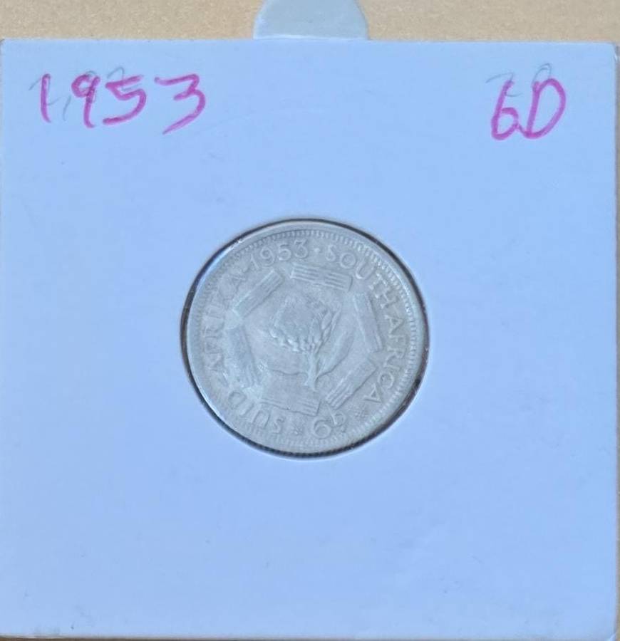 1953 Sixpence