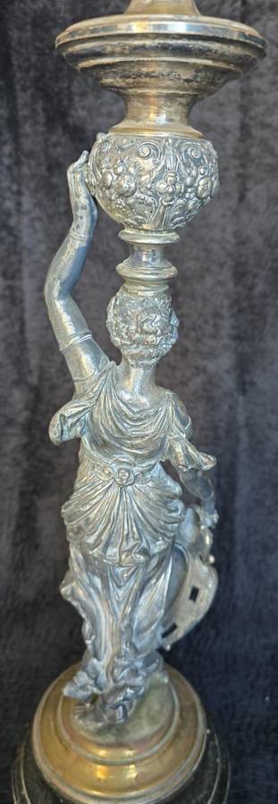 Vintage Plated Lamp