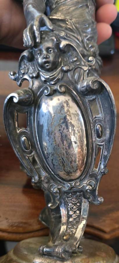 Vintage Plated Lamp