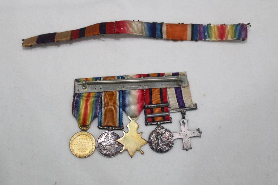 Military Cross / Boer War group (miniatures)