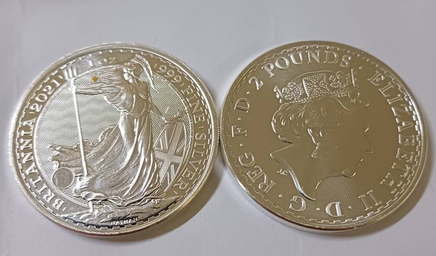 4x 2021 Silver Britannia 999 fine Silver BID PER COIN