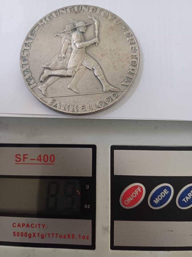 1838 To 1938 Voortrekker Eeufees medal Kaapstad-Mgundlovu-Pretoria Medal