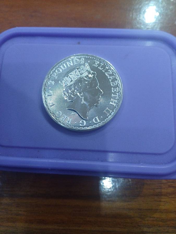 2021 1oz Brittania 2Pounds Silver Coin
