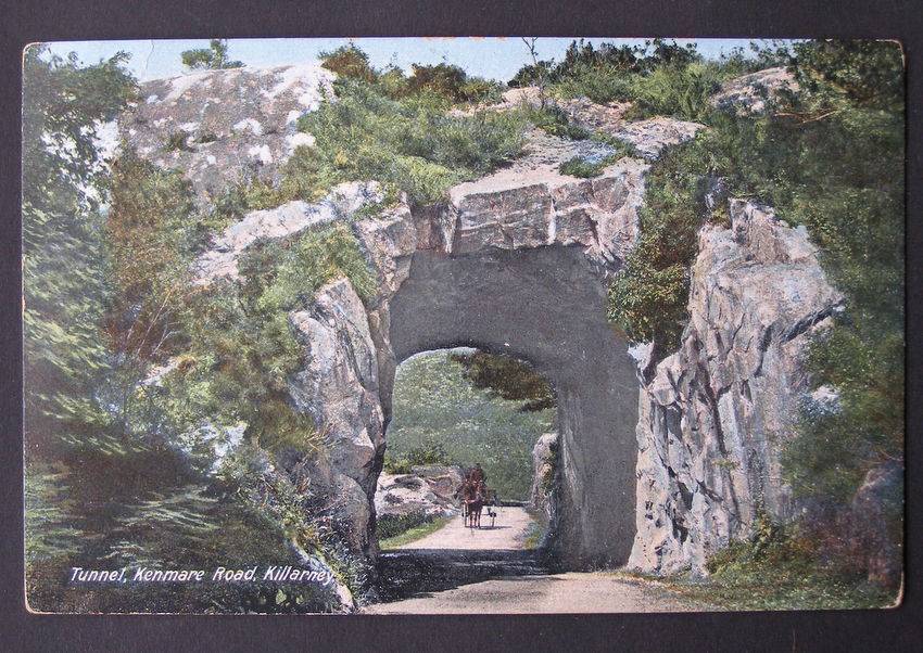 Lawrence Irish POSTCARD - Tunnel, Kenmare Road, Killarney