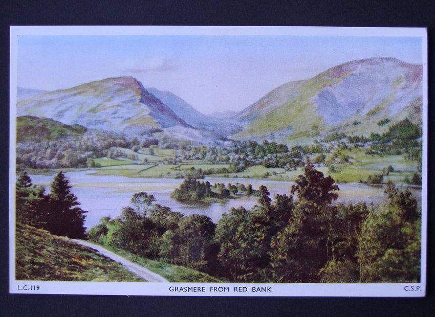 Chadwick Studio POSTCARD - Grasmere from Red Bank