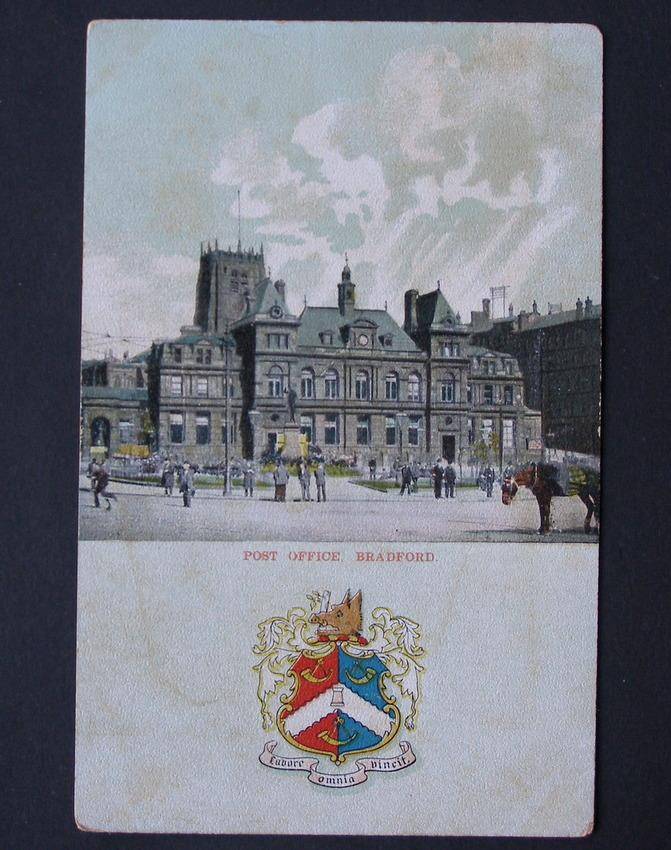 W.H.S. & S. Dale Series POSTCARD - Post Office, Bradford