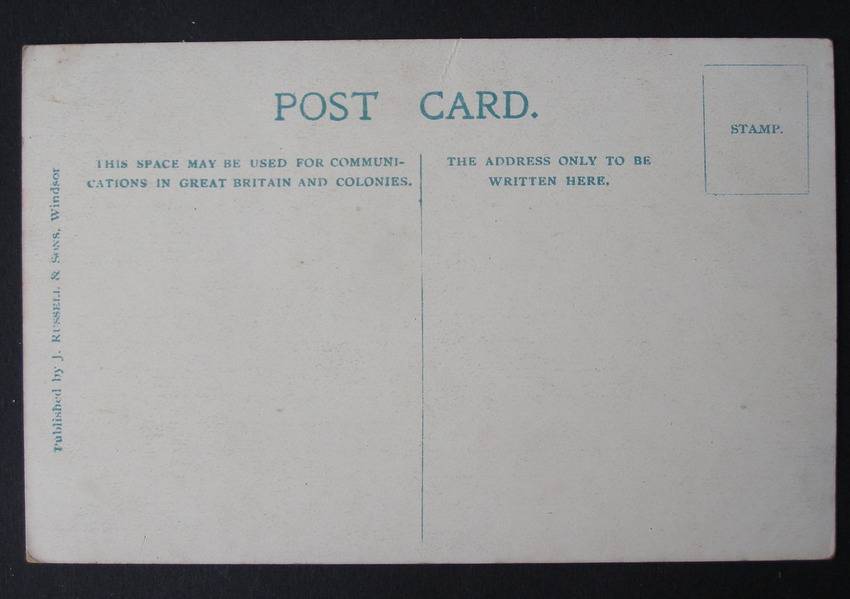 J. Russell and Sons POSTCARD - Vandyke Room, Windsor Castle