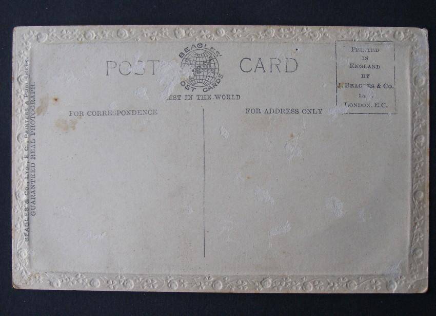 Beagles Embossed POSTCARD - Birthday Greetings to my Dear Father, On Active Service