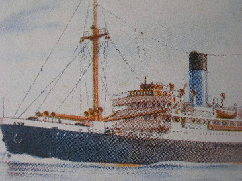 Blue Funnel Line Maritime POSTCARD