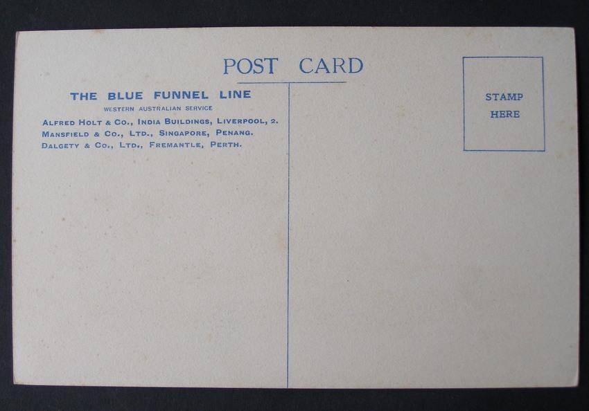 Blue Funnel Line Maritime POSTCARD
