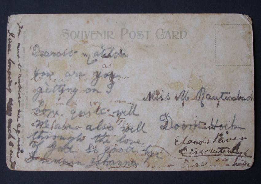 Valentine & Sons American POSTCARD - A. Railton's Residence, manufacturer of cement blocks, Fonthill