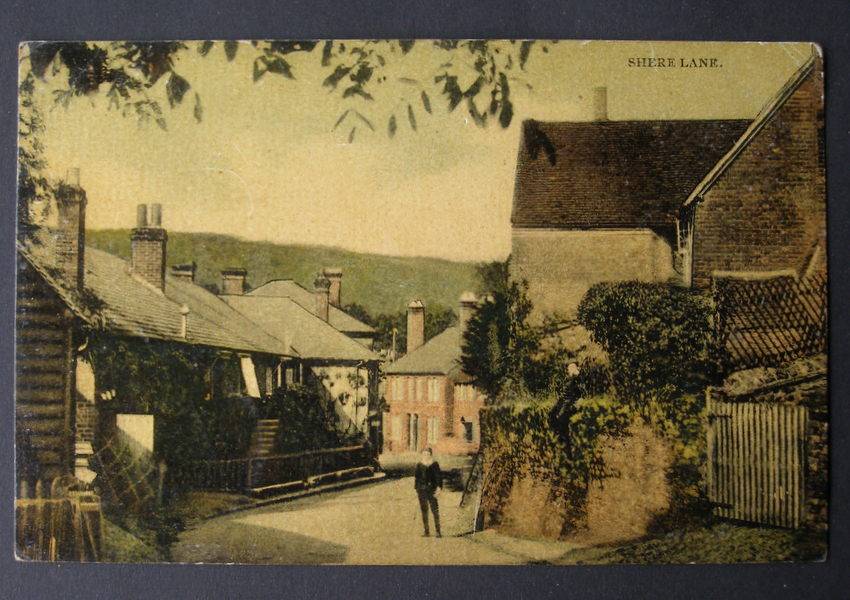 S. & W. Series Antique POSTCARD - Shere Lane