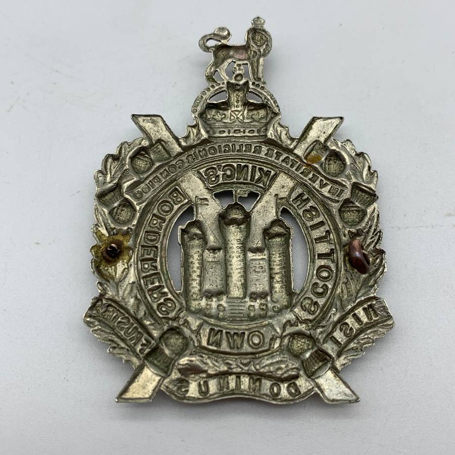 WW2  'Kings Own Scottish Borderers' Regiment Cap Badge