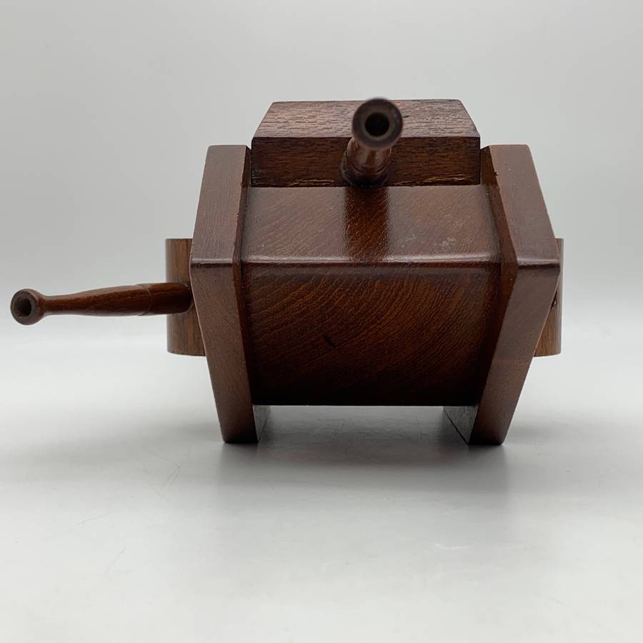 WW1 - 'Trench Art' Wooden Tank Money Box