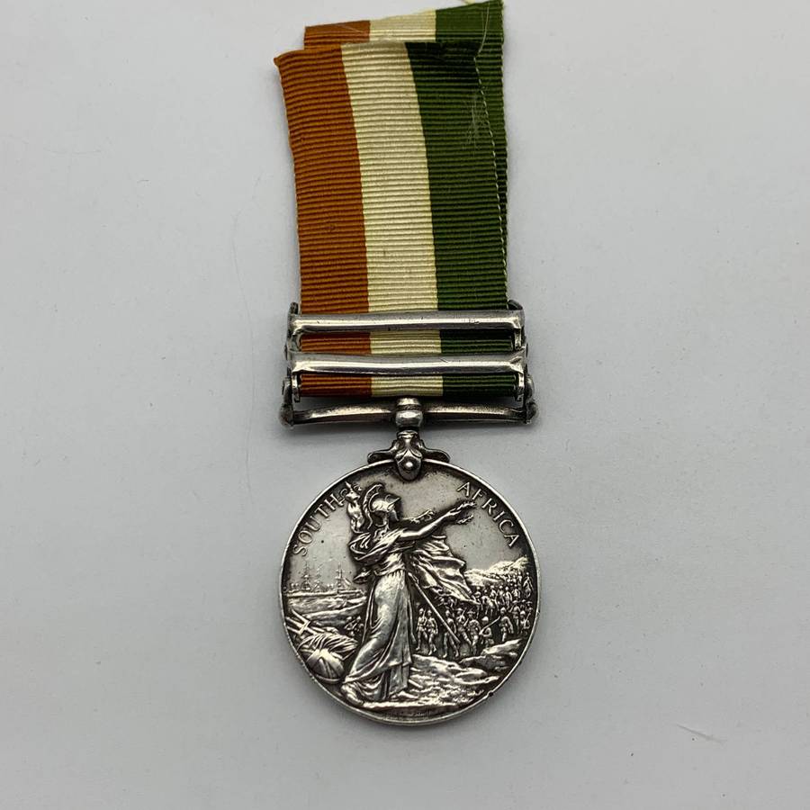 Boer War  K.S.A. Medal to 'CIV. SURGEON J.W. HALL'