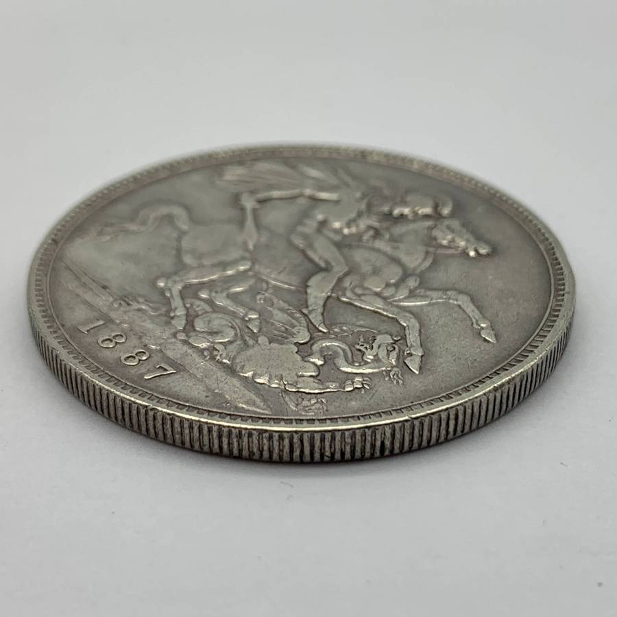 British  1887 'Queen Victoria' Silver Crown