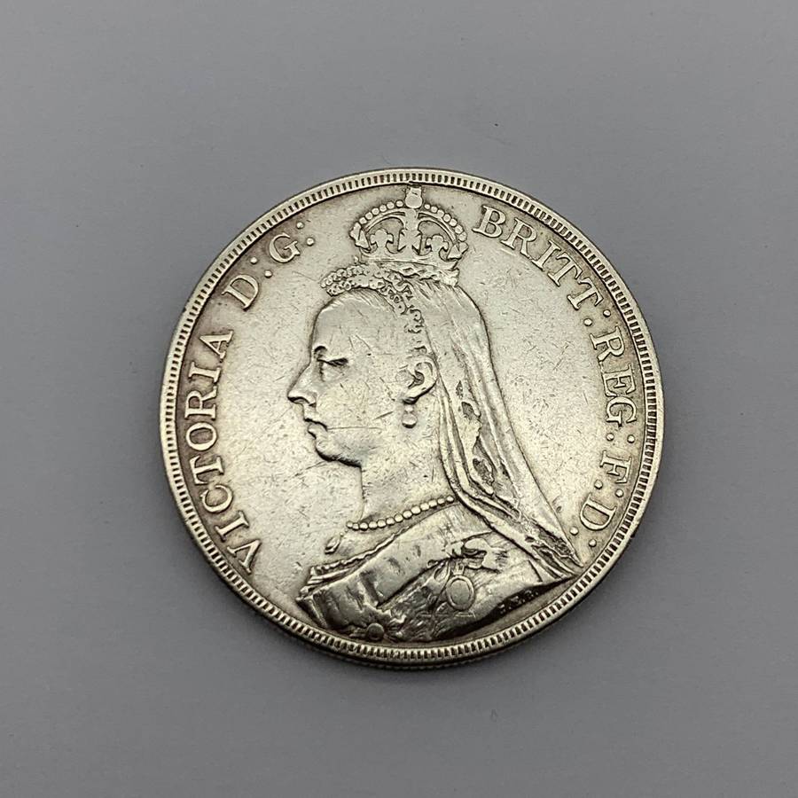 British  1887 'Queen Victoria' Silver Crown
