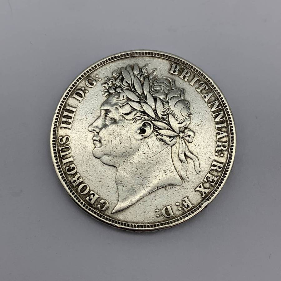 British  1821 'King George IV' Silver Crown (Secundo)