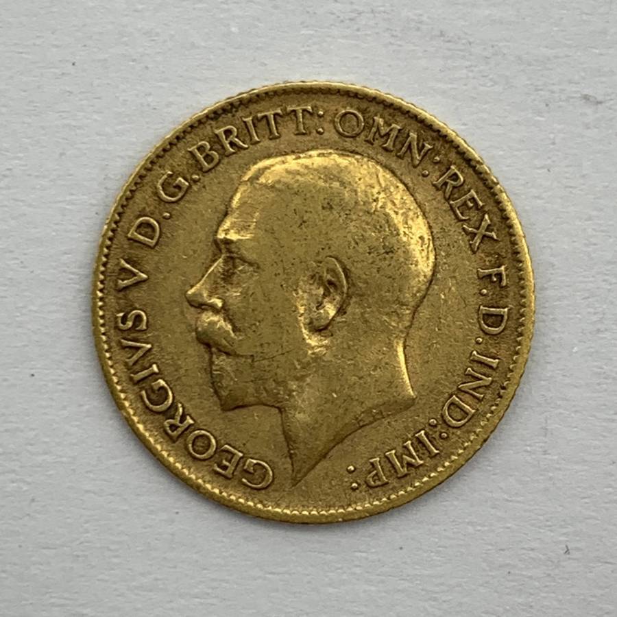 Gold '1914' Half Sovereign