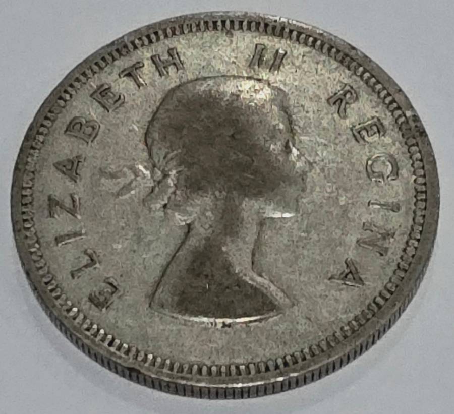 1957 Silver 2 Shillings
