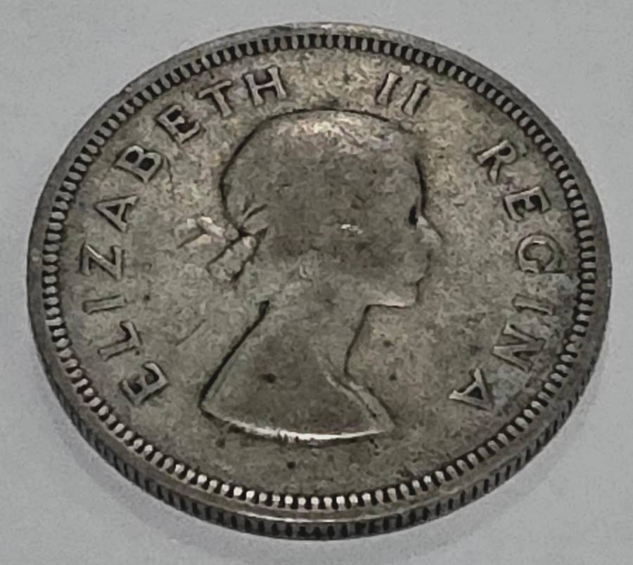 1954 Silver 2 Shillings