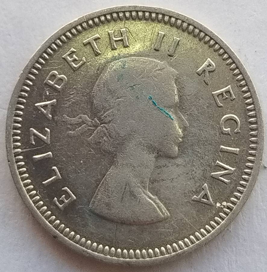 1958  Threepence Coin   SILVER   0.500             SUN14774~