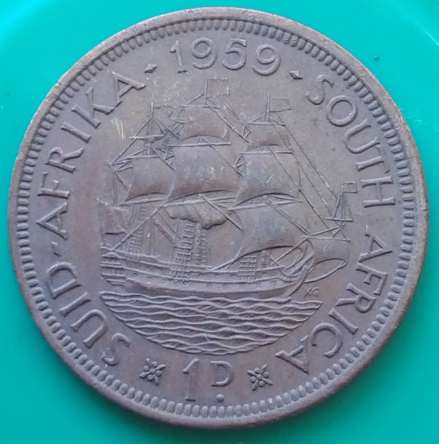 1959   PENNY  COIN        SA                       SUN14871