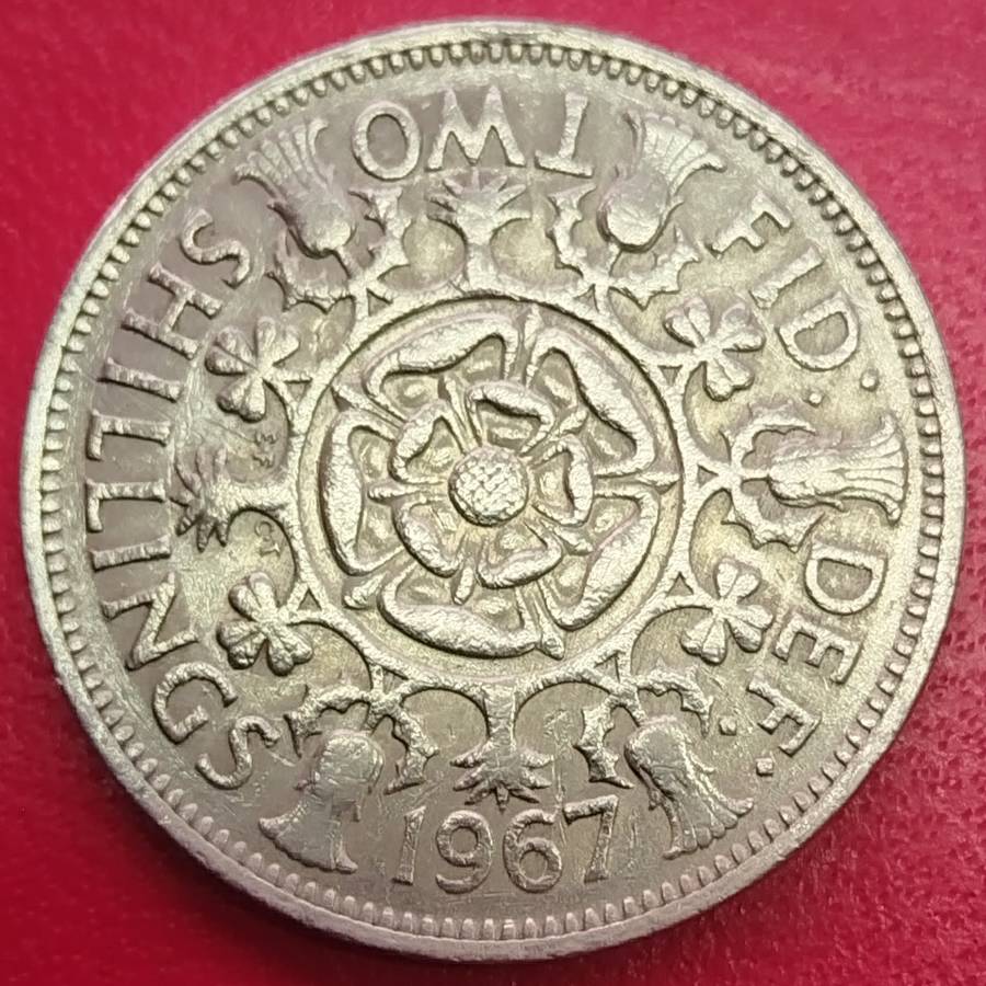 1967 -   Two Shillings Coin      United Kingdom         SUN15069