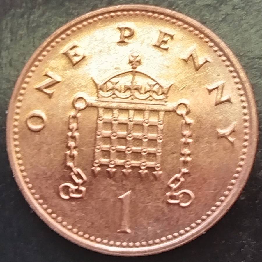 1996  -  One Penny Coin      United Kingdom         SUN15180