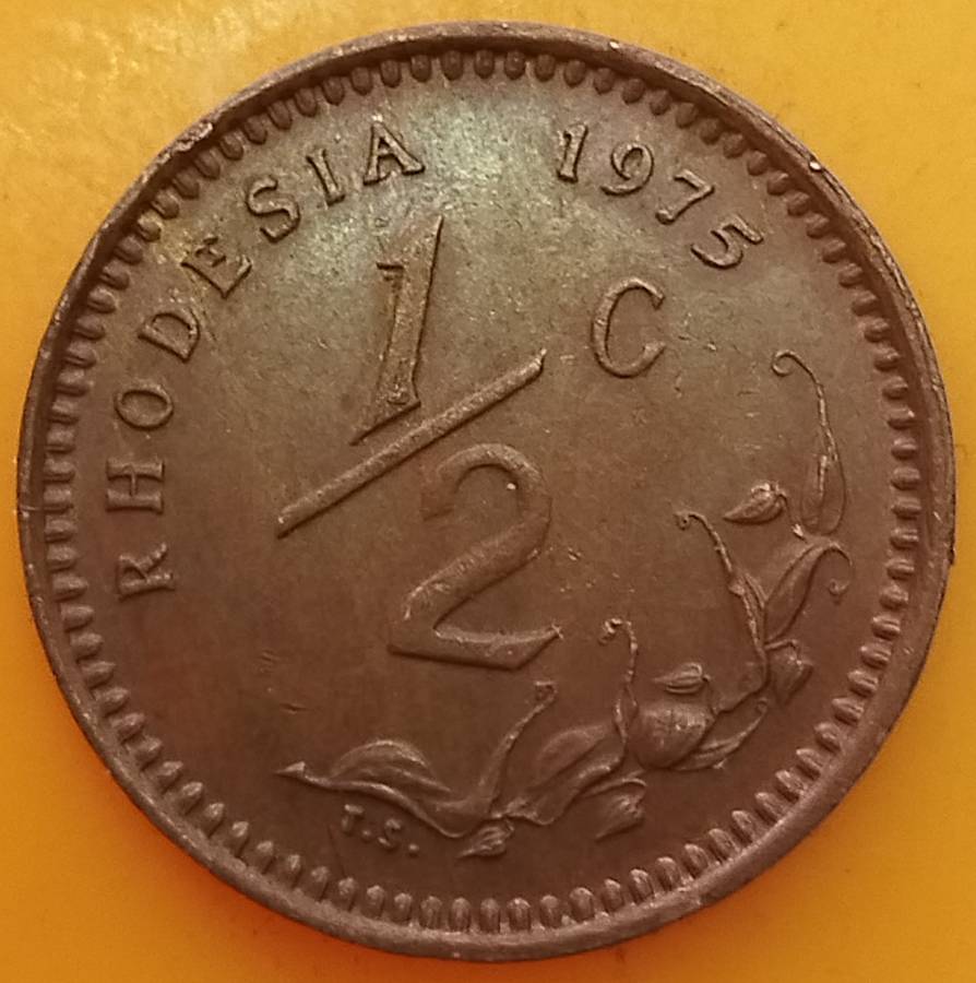 1975     1/2 Cents  COIN       Rhodesia               SUN15257