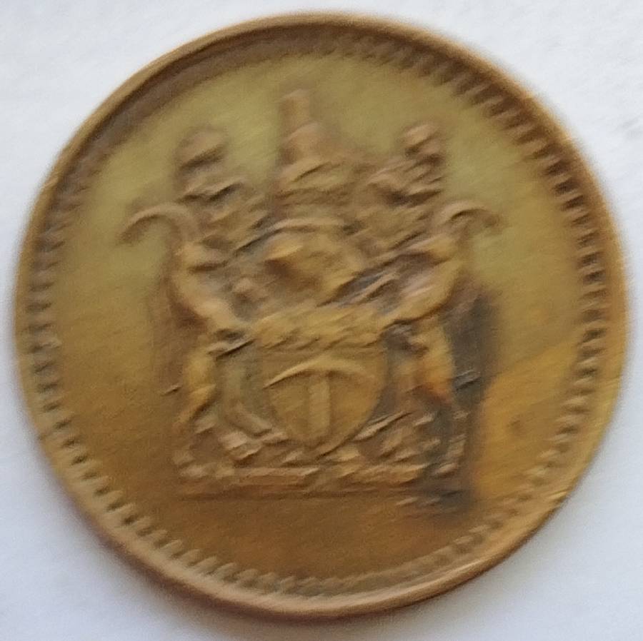 1977     ONE Cents  COIN       Rhodesia               SUN15261