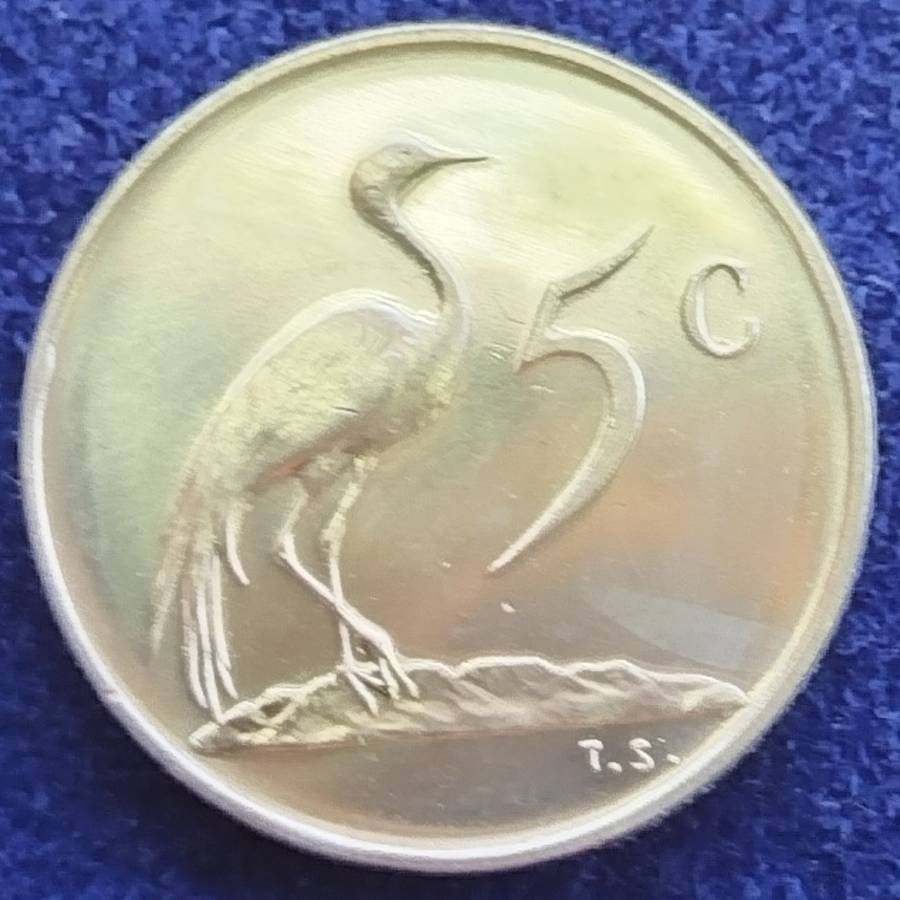 1974   5c  RSA                      SUN15338~