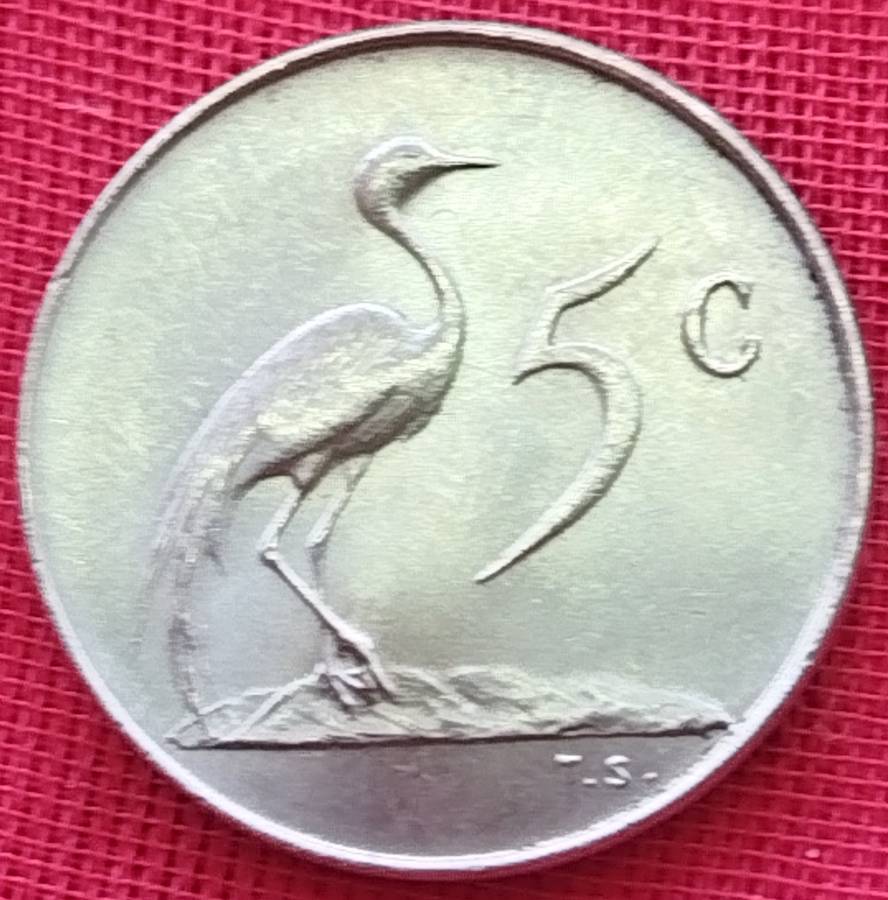 1967   5c   COIN   (AFRIKAANS)       SUN15432
