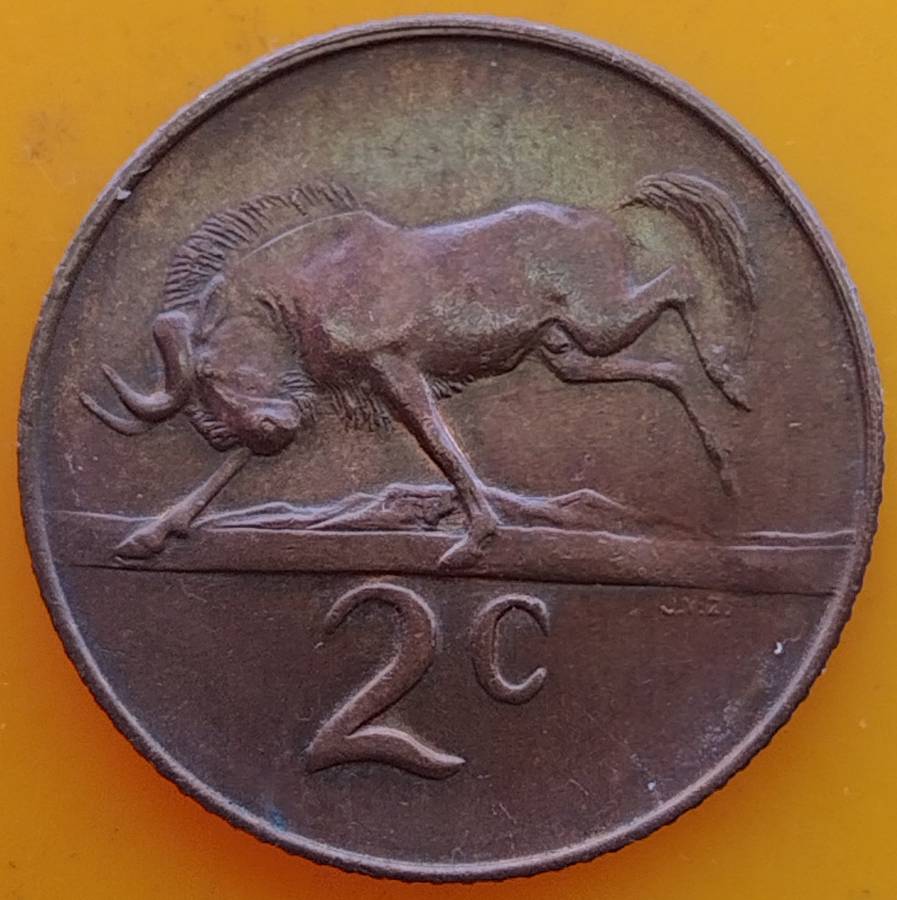 1966   2c   COIN   (Afrikaans)       SUN15548