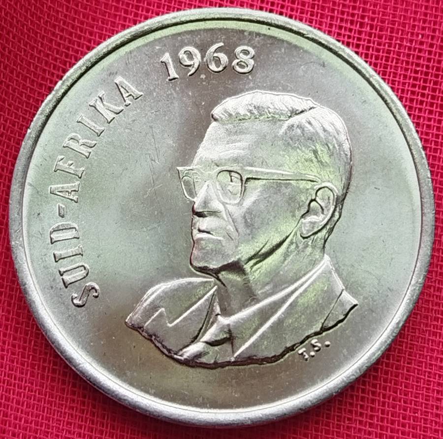 1968   20c   COIN   (Afrikaans)       SUN15709