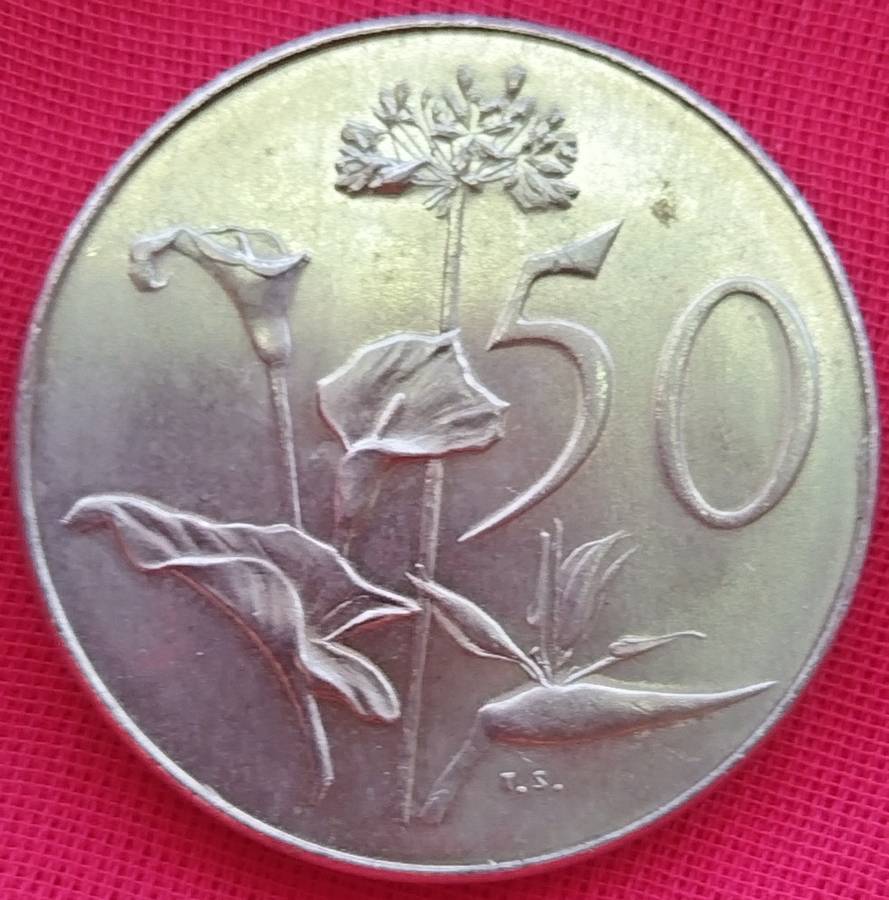 1967  50c   COIN   (Afrikaans)       SUN15836~