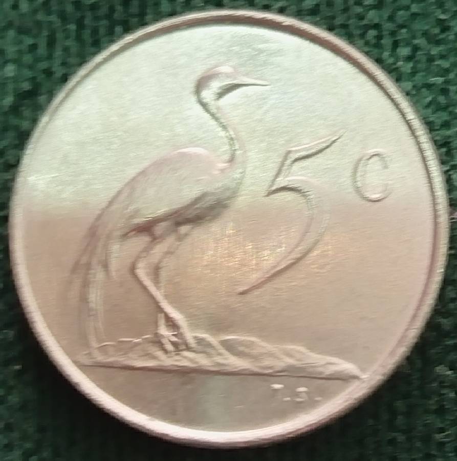 1967  5c   COIN   (Afrikaans)       SUN15899
