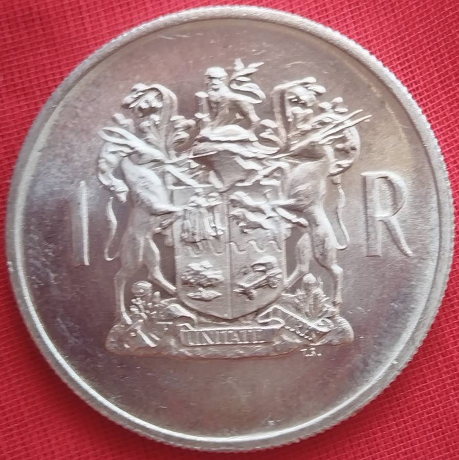 1969  SILVER   R1   COIN   (Afrikaans)       `SUN16130~