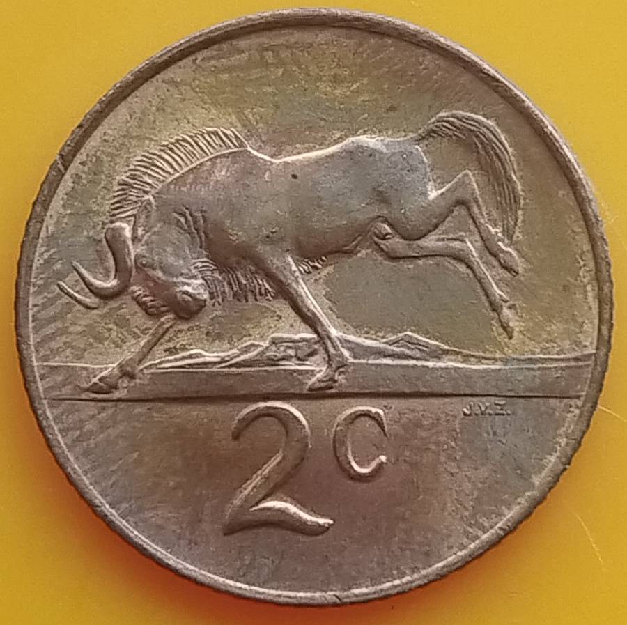 1967   2c   COIN   (Afrikaans)       SUN16252